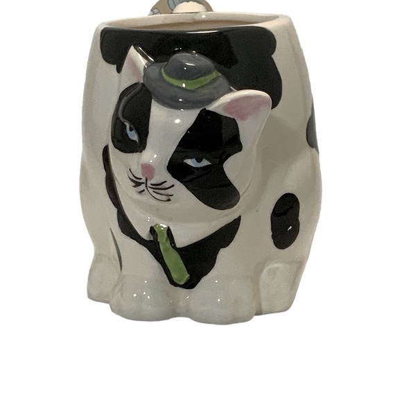 Best Friends Cat Mug Gift Novelty Cocoa Cup 16 Oz White Multicolor - Picture 11 of 13